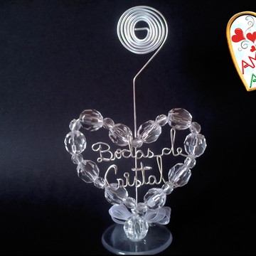Bodas de cristal - lembrancinha ou topo de bolo