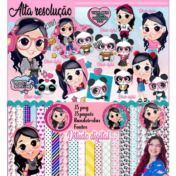 Convite virtual luluca desenho  Produtos Personalizados no Elo7