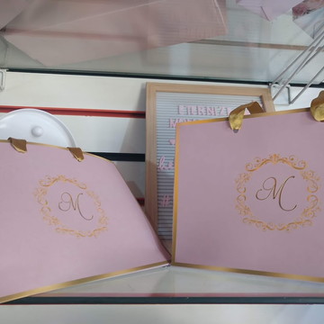 Promoção sacola personalizada p 21x15 com 6 profundidade