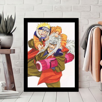 Quadro Decorativo Naruto Clássico Anime 33x43cm