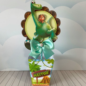 Totem de Mesa O Bom Dinossauro - Frente - Fazendo a Nossa Festa