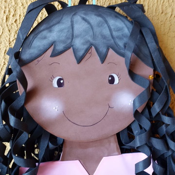 Desenho de boneca negra  Compre Produtos Personalizados no Elo7