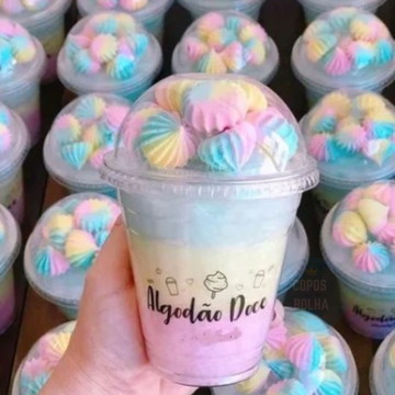 Copo bolha com divisória de 300 ml com 10 uni