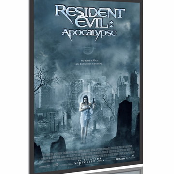 Quadro Pôster Filme Resident Evil 6 O Capítulo Final M1 60x90