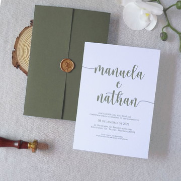 Convite de casamento