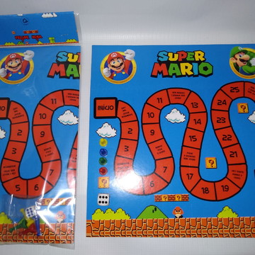 Oblee Marketplace  20 Jogos de Tabuleiro Super Mario 30 x 40cm