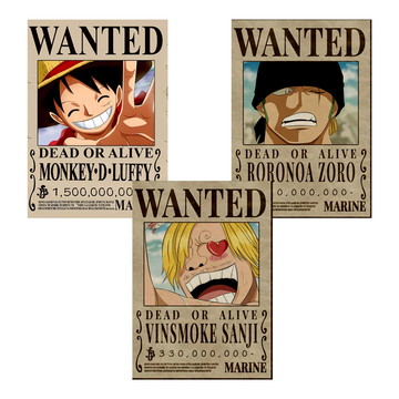 Quadro decorativo Emoldurado Sombra Perfil Luffy One Piece Arte para sala  quarto Tamanho:A3-30x42cm