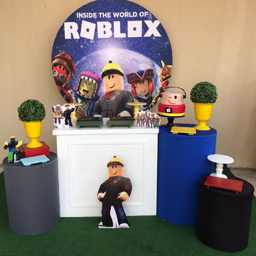 Aluguel decoração festa Roblox para o Rj, Elo7