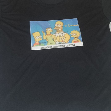 Camisa Camiseta Homer Simpsons Flamenguista Personalizada Estampa Total  SMP12