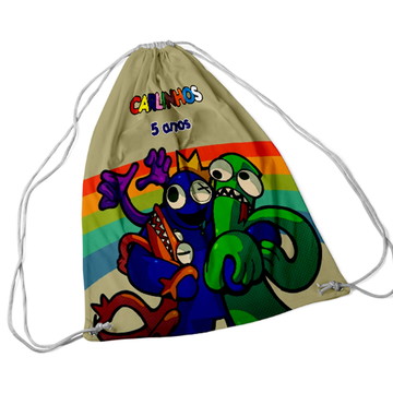 Kit Mochila Rainbow Friends Amigos Do Azul Babão Costas G F5 - chinamix -  Mochila / Bolsa Escolar - Magazine Luiza