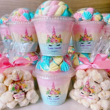 50 copos bolha de 270 ml com div. personalizado