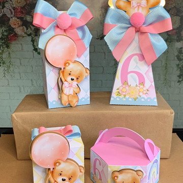 Kit mini luxo ursinhos 50peças