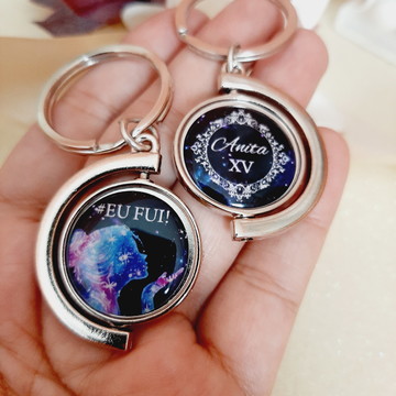 Chaveiro giratorio personalizado
