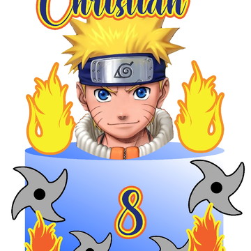 Topo de Bolo Naruto  Naruto birthday, Naruto cute, Anime printables