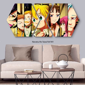 Quadro Decorativo Animes Nanatsu No Taizai 06 30x45cm