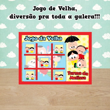 Jogo de Dama Turma da Mônica - Lalalume