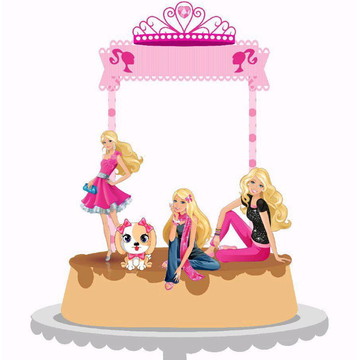 Bolo da barbie  Compre Produtos Personalizados no Elo7