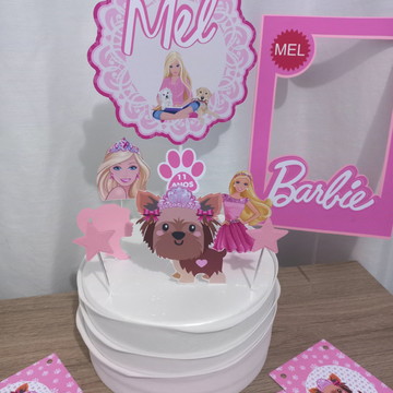 Bolo da barbie princesa  Compre Produtos Personalizados no Elo7