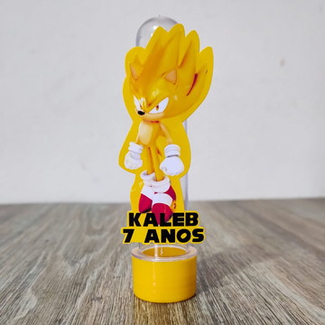 Sonic - Sonic Amarelo 11 Arte com ouriços, Festas de aniversário