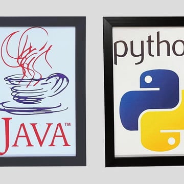 Quadro linguagens de programação programador python java sql
