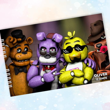 Livro de Colorir / Five Nights at Freddy's / 15x21cm