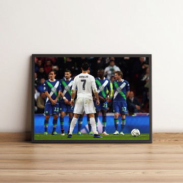 Quadro Cristiano Ronaldo O Pai É Brabo - PlacasFUT