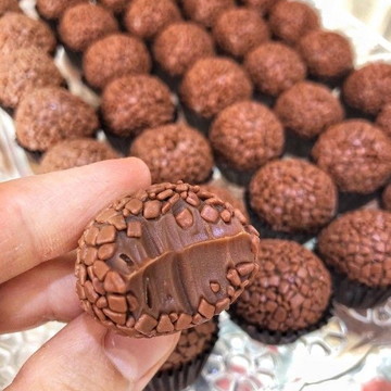 Brigadeiro belga ao leite