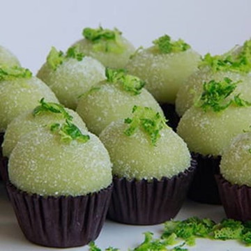 Brigadeiro cidreira com limão