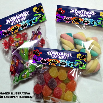 Lapela com saquinho smiling critters não acompanha doces