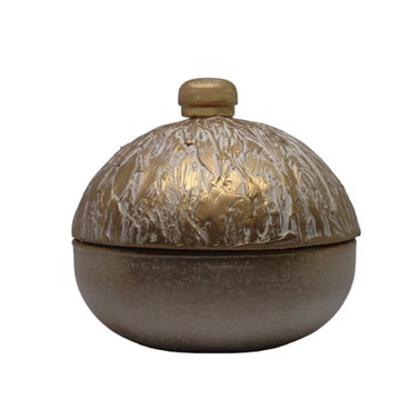 Porta jóias em cimento rústico com textura cores variadas