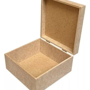 Caixa lembrancinha 20x20x10 lisa com dobradiça