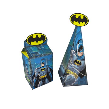 Ki 20 caixinhas milk cone personalizado batman