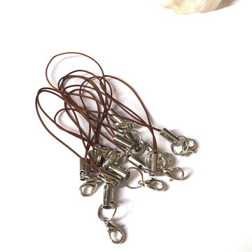 Kit cordinha com argola double loop e fecho celular com 50