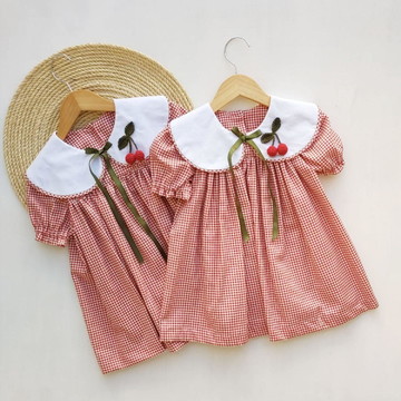 Vestido infantil cerejinha