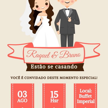 Convite digital casamento