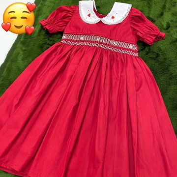 Vestido-bordado a mão- 3 anos