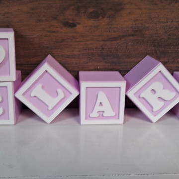 Kit com 4 cubos 7×7 com molduras