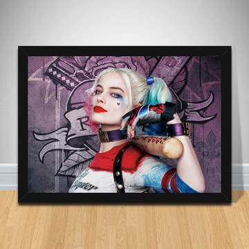 Quadro esquadrão suicida 33x24cm - a239