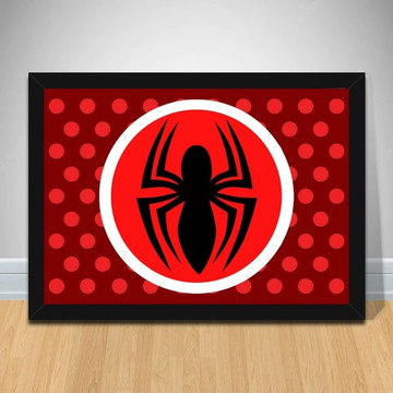 Quadro homem aranha infantil 64x45cm - a963