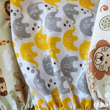 1 lençól com elástico para berço americano