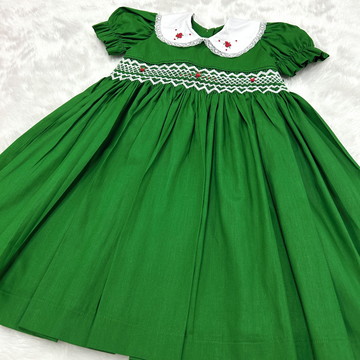 Vestido- ponto smock- 2 anos