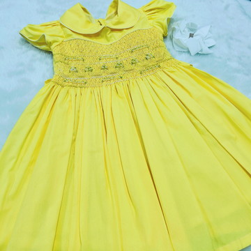 Vestido=bordado a mão- 3 anos