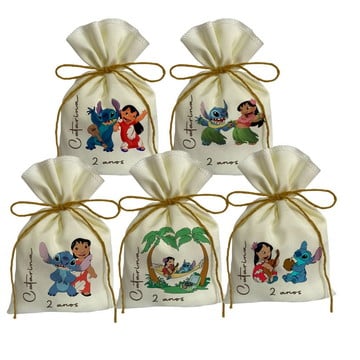 Saquinhos sacos lembrancinhas personalizado lilo e stitch