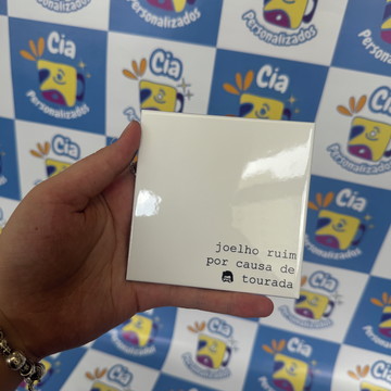 Azulejo personalizado com spotify code ou qr code 7,5cm