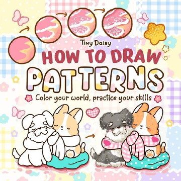 How to draw patterns -tiny daisy - ensinando a colorir pdf