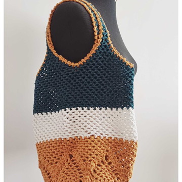 Bolsa ecobag de crochê
