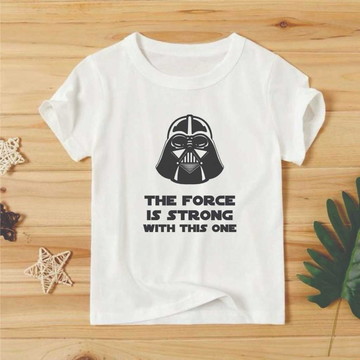 Camiseta darth vader the force is strong with this one