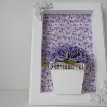 Quadro Flores Lilas Médio-VENDIDO