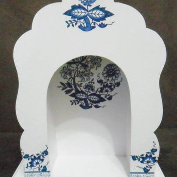 Oratorio com decoupage em mdf.