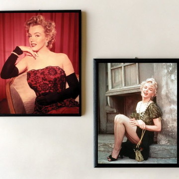 Dupla de Quadros Marilyn Monroe (colorida)
